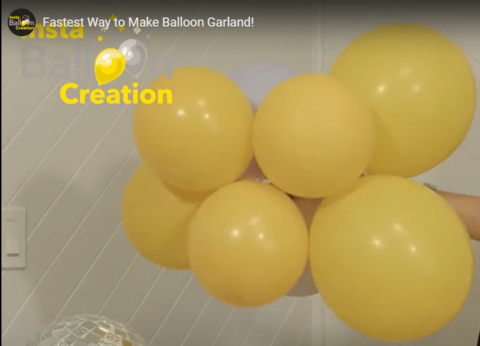 A No-Tie Balloon Clips & String Set Easy Build W/ QR Scan Instructions